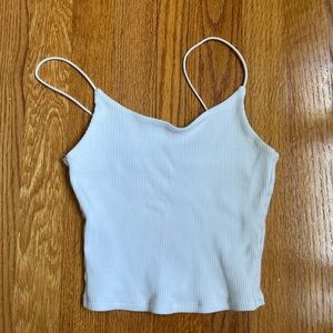 White Cami Crop Top